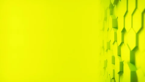 Abstract Hexagon Geometric desktop Surface Smooth Move light bright clean Vídeo Stock 122498573