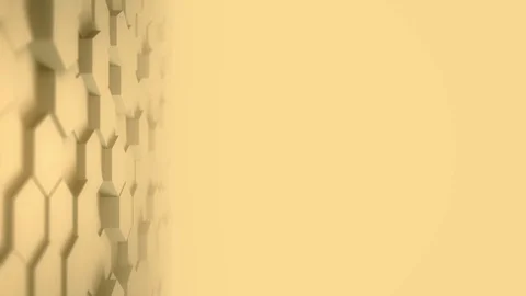 Abstract Hexagon Geometric desktop Surface Smooth Move light bright clean 動画素材 125685346