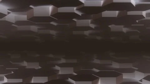 Abstract Hexagon Geometric desktop Surface Smooth Move light bright clean Stock Footage 127219043