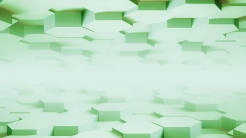 Abstract Hexagon Geometric desktop Surface Smooth Move light bright clean Stock Footage 127774831