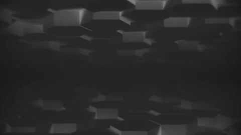 Abstract Hexagon Geometric desktop Surface Smooth Move light bright clean Stock Footage 133063073