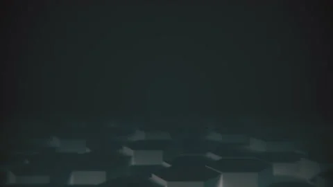 Abstract Hexagon Geometric desktop Surface Smooth Move light bright clean Stock Footage 138119105