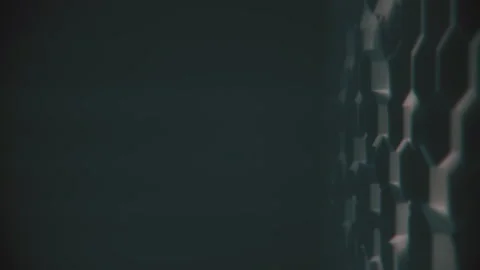 Abstract Hexagon Geometric desktop Surface Smooth Move light bright clean Stock Footage 141008896