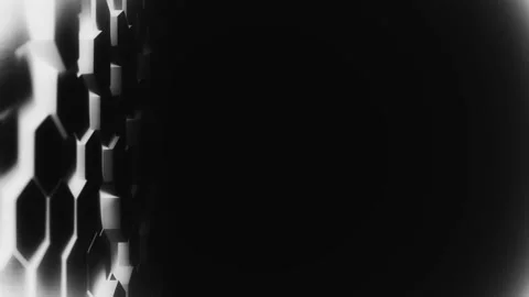 Abstract Hexagon Geometric desktop Surface Smooth Move light bright clean Stock Footage 150259851