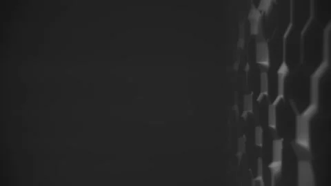 Abstract Hexagon Geometric desktop Surface Smooth Move light bright clean Stock Footage 153915119