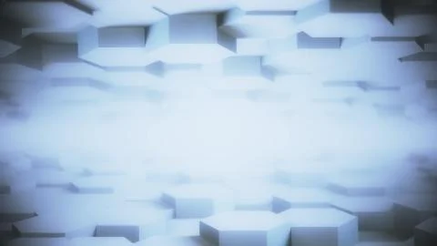 Abstract Hexagon Geometric desktop Surface Smooth Move light bright clean Stock Photos