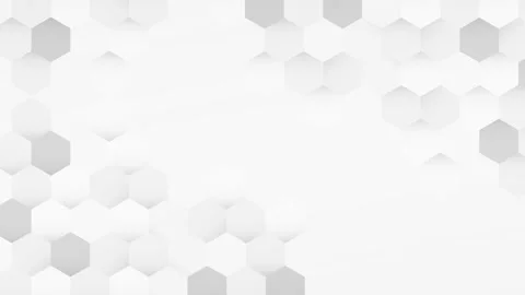 Abstract hexagon geometric motion graphics. animation moving hexagon background Stock Footage 138340950