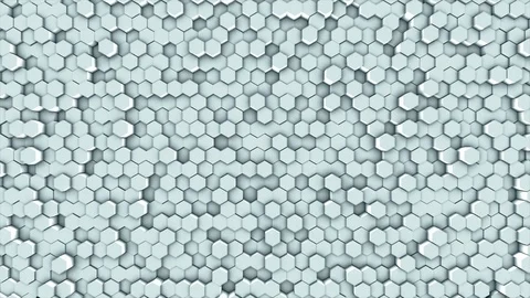 Abstract Hexagon Geometric Surface Background Stock Footage 113631986