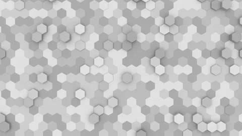 Abstract hexagon geometric surface. For financial, banking, web technologies or Stock Footage 115943237