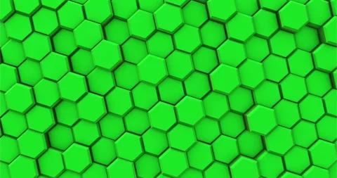 Abstract  Hexagon Geometric Surface Stock Footage 265576155