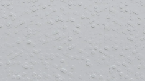 Abstract Hexagon Geometric Surface Loop Stock Footage 106892099