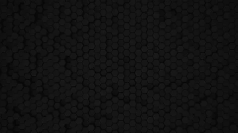 Abstract Hexagon Geometric Surface Loop 5 Black: dark minimal hexagonal grid pat Stock Footage 170433927