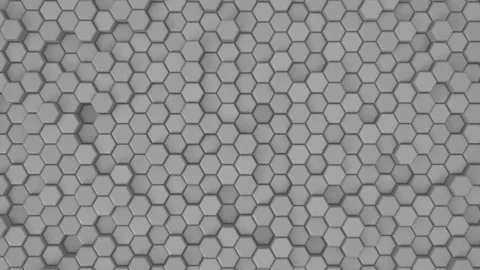 Abstract Hexagon Geometric Surface Loop 1A: light bright clean minimal hexagonal Stock Footage 170434405