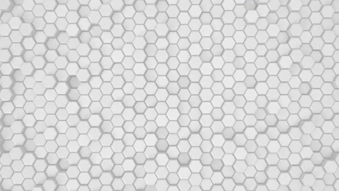 Abstract Hexagon Geometric Surface Loop 1A: light bright clean minimal hexagonal Stock Footage 170434659