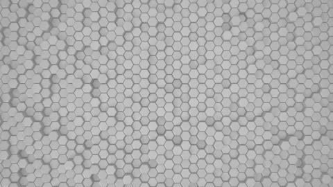 Abstract Hexagon Geometric Surface Loop 1A: light bright clean minimal hexagonal Stock Footage 170435320