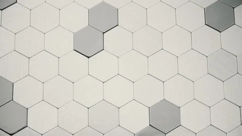 Abstract hexagon geometry background. Video stock 104191117