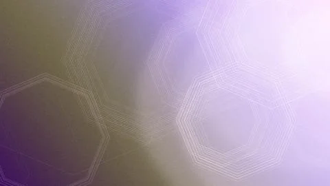 Abstract hexagon network lines in purple and gray with a soft glow create a.. Stock Illustration