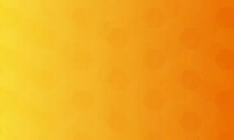 Abstract hexagon orange background Stock Illustration