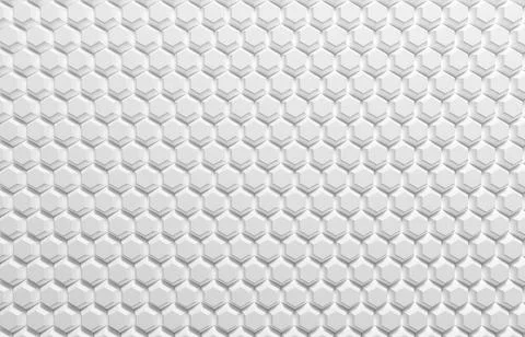 Abstract hexagon pattern as background - 3D Illustration abstract hexagon ... Stock Photos
