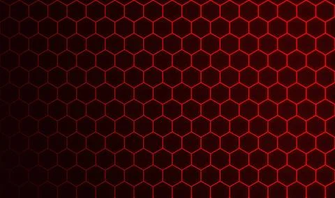 Abstract hexagon pattern as background - 3D Illustration abstract hexagon ... Foto stock