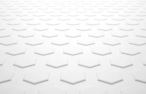 Abstract hexagon pattern as background - 3D Illustration abstract hexagon ... 스톡 사진