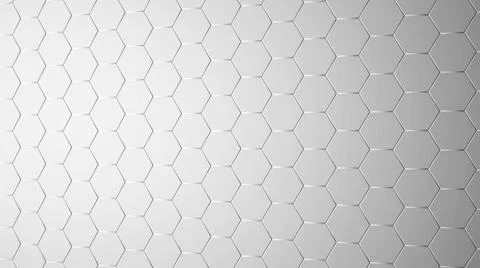 Abstract hexagon pattern as background - 3D Illustration abstract hexagon ... 스톡 사진
