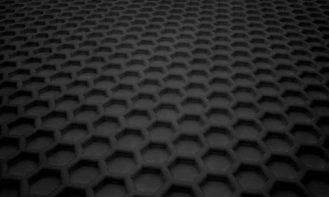 Abstract hexagon pattern as background - 3D Illustration abstract hexagon ... Stock Photos