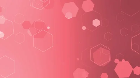 Abstract hexagon pattern background geometric shapes animation Vidéo 339281454