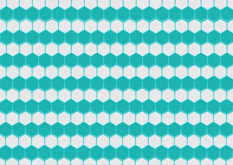 Abstract hexagon pattern background. Honeycomb white background. Stock Illustration