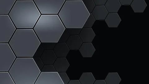 Abstract hexagon pattern background Stock Illustration