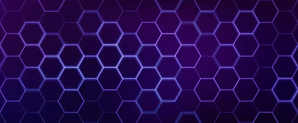 Abstract hexagon pattern background Stock Illustration
