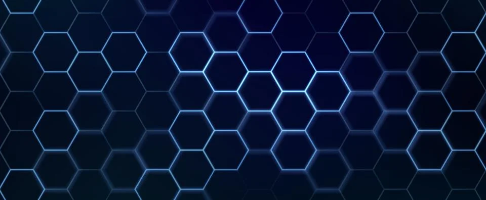 Abstract hexagon pattern background イラスト素材
