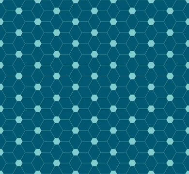 Abstract hexagon pattern design Stock Illustration