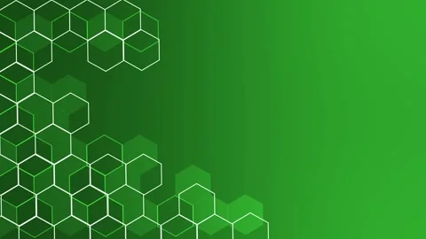 Abstract hexagon pattern gradient background with outlines modern tech styl.. Stock Footage 337081643