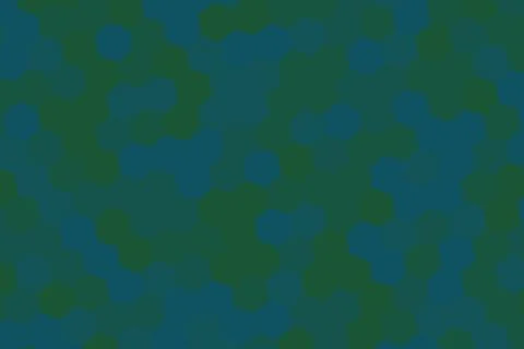 Abstract hexagon pattern with green and blue colors Foto stock