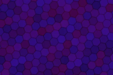 Abstract hexagon pattern with purple and blue colors 스톡 일러스트