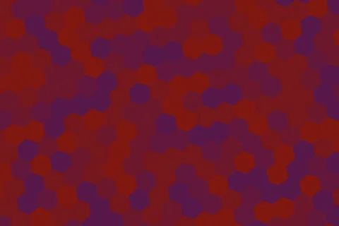 Abstract hexagon pattern with red and purple colors Foto stock