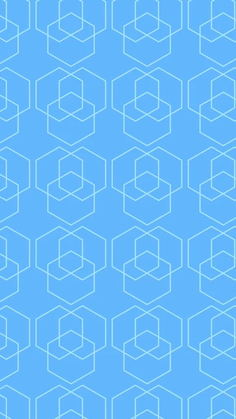 Abstract Hexagon Shape Blue Background Pattern Stock Footage 330662893