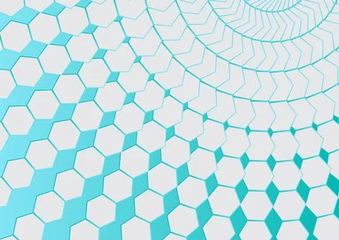 Abstract hexagon shapes background. Hexagonal abstract pattern background. Stock Illustration