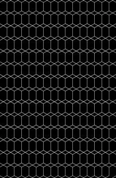 Abstract hexagon stacked Stock Illustration