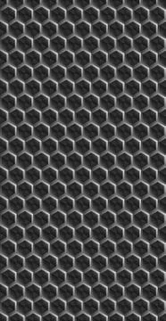 Abstract Hexagon structure Dark geometric background Stock Illustration