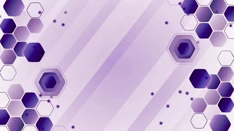 Abstract hexagon technology background animation, Abstract white and gray t.. Stock Footage 346757312