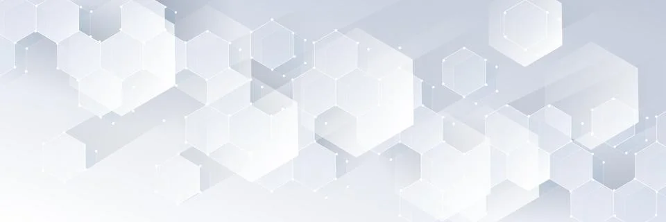 Abstract Hexagon Technology Background Stock Illustration