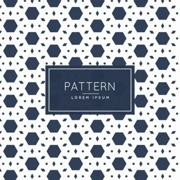 Abstract hexagonal and diamond shape pattern 스톡 일러스트