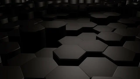 Abstract hexagonal background. Vídeos de archivo 71425530