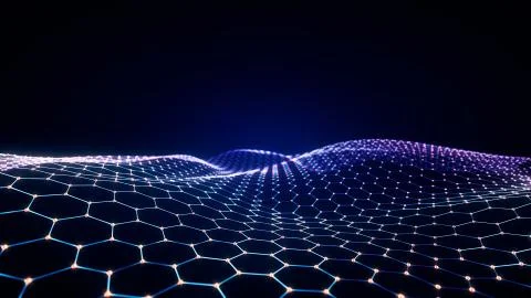 Abstract Hexagonal Background Иллюстрация