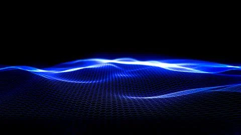 Abstract Hexagonal Background 库存插图