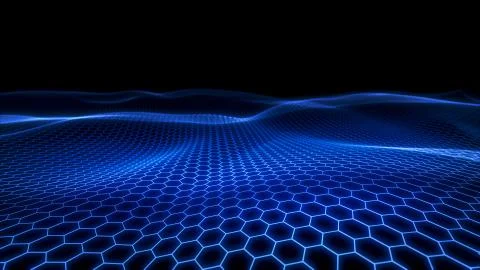 Abstract Hexagonal Background Illustrazione stock