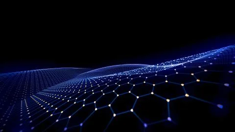 Abstract Hexagonal Background Stockillustratie