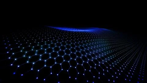 Abstract Hexagonal Background Ilustração Stock